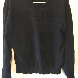 Attention mans crew neck black sweater
